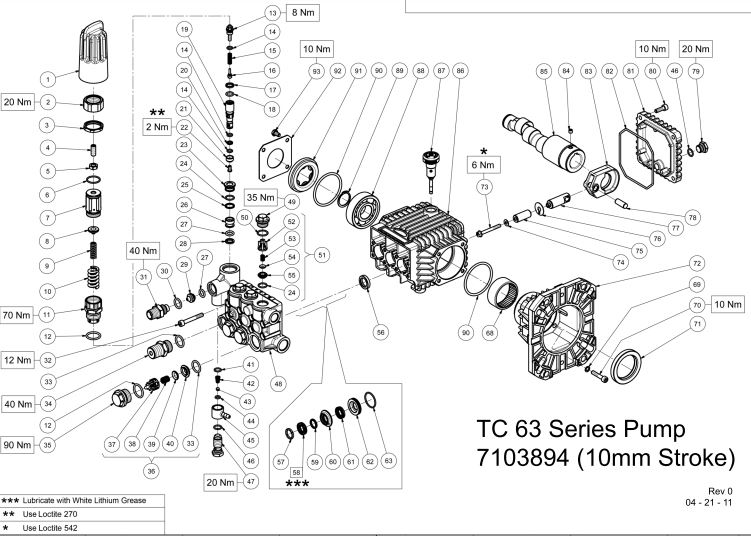 AAA 7103894 PUMP BREAKDOWN